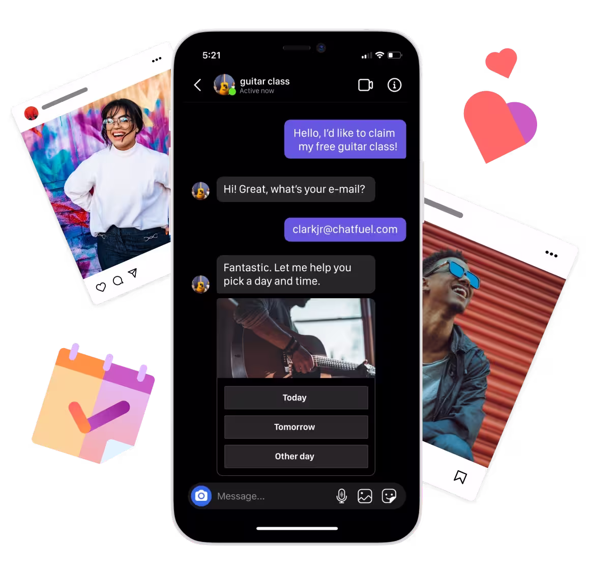 Instagram Message Screenshot